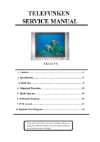 Telefunken TK-1429-X-Service-Manual